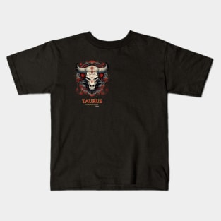 Dark Zodiac Taurus: The Mystical Earth (Mini) Kids T-Shirt